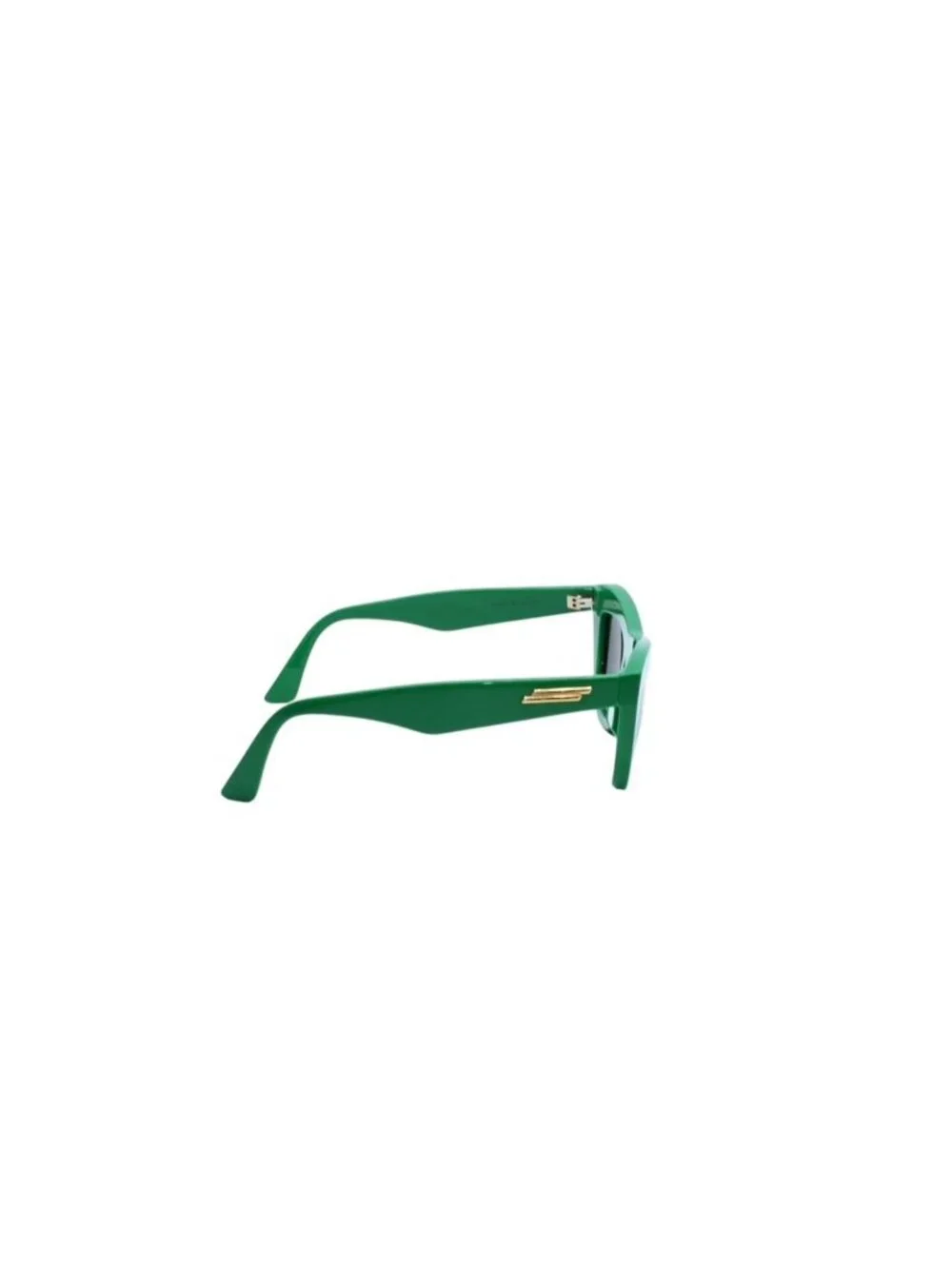 Bottega Veneta Cat Eye Sunglasses Eyewear L 55 Green Gold